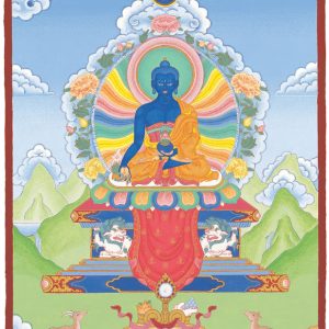 Medicine Buddha - Art by Damien Pascoe